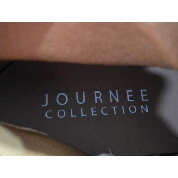 *Journee Collection* Women's Size 7.5-Jester-01 Hidden Wedge Riding Boots-Camel - Picture 6 of 8